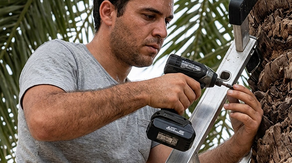 Instalación-sensor-palmera